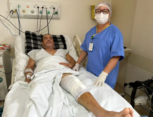 Cirurgia em paciente com hemofilia